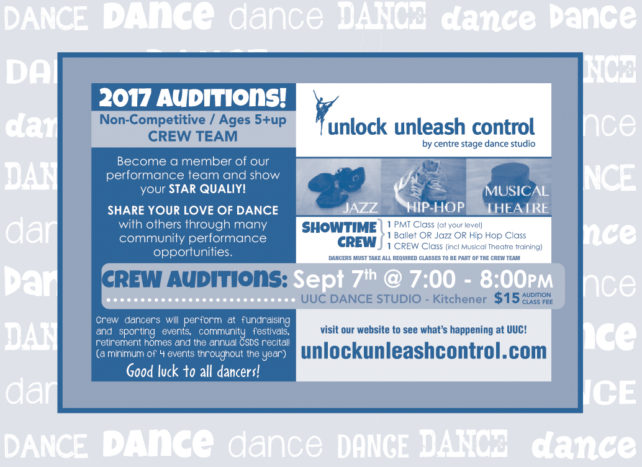 UUC Crew Audition Flyer